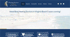 Desktop Screenshot of hearingservicesofvirginia.com