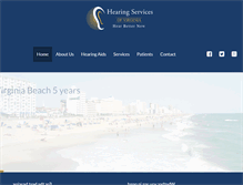 Tablet Screenshot of hearingservicesofvirginia.com
